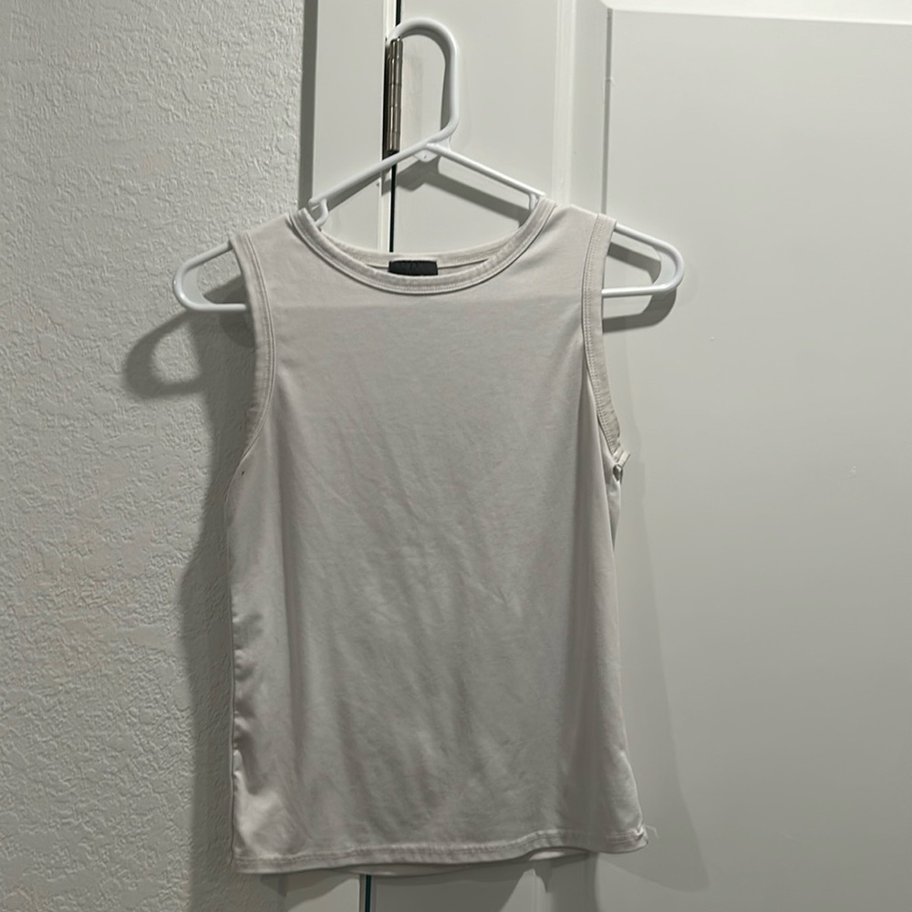White tank top